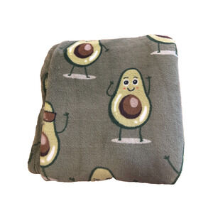 Avocado Super Soft Throw Blanket Green 60" x 70" Happy Fuzzy Cozy Cuddle